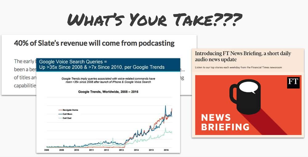 Are podcasts the next big thing in publishing?