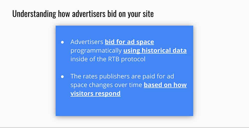  improved content monetization by increasing ad rates