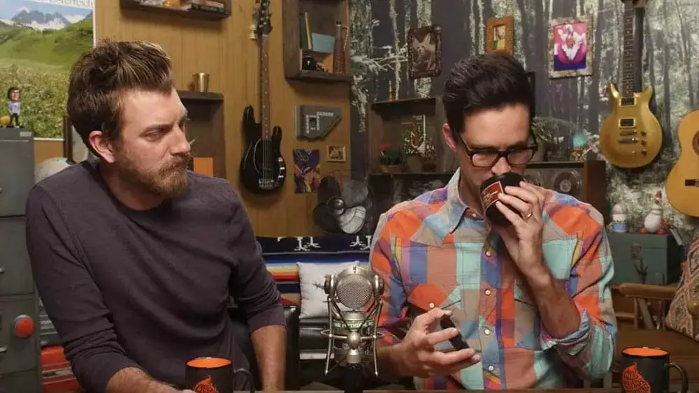 good mythical morning smelling bacon shaving cream showing a bad example of a youtube thumbnail
