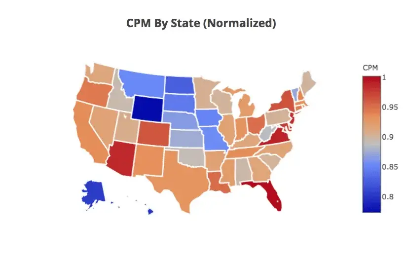 ad rates by state