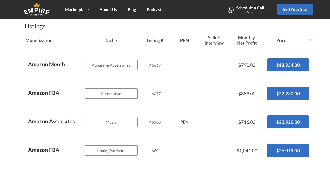 How do you profit from a new affiliate website?