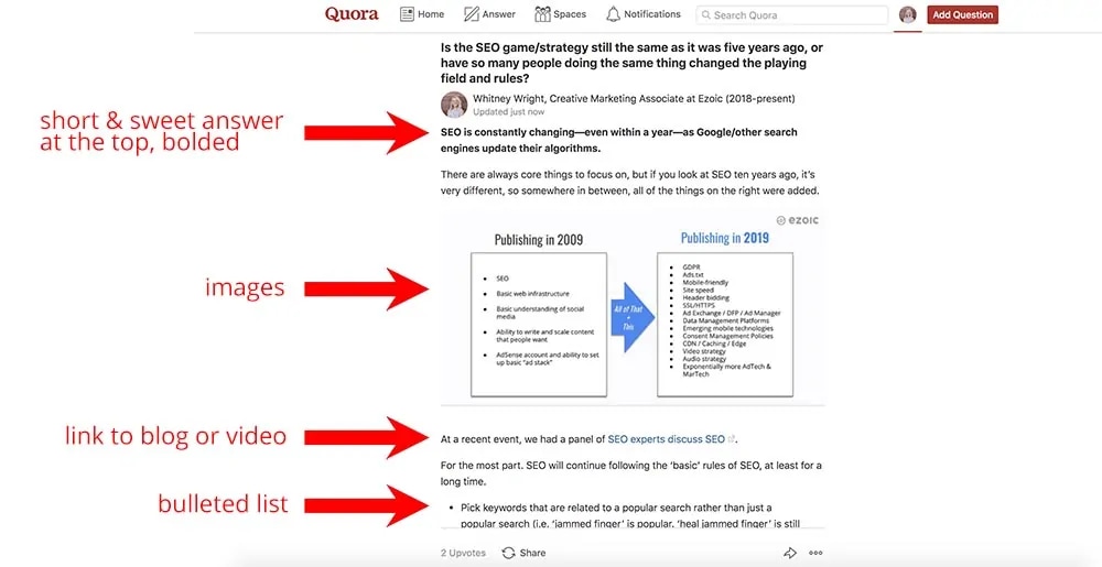 how to get website traffic from quora 2020