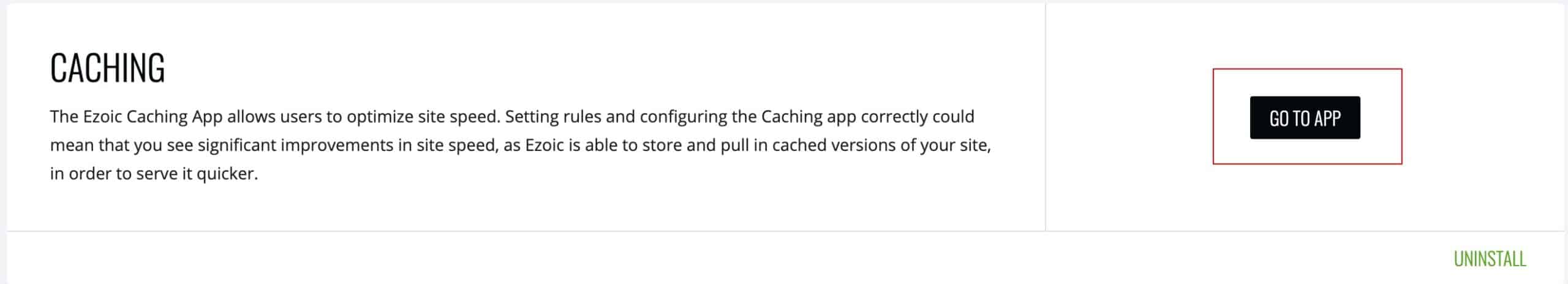 Site Speed Caching App