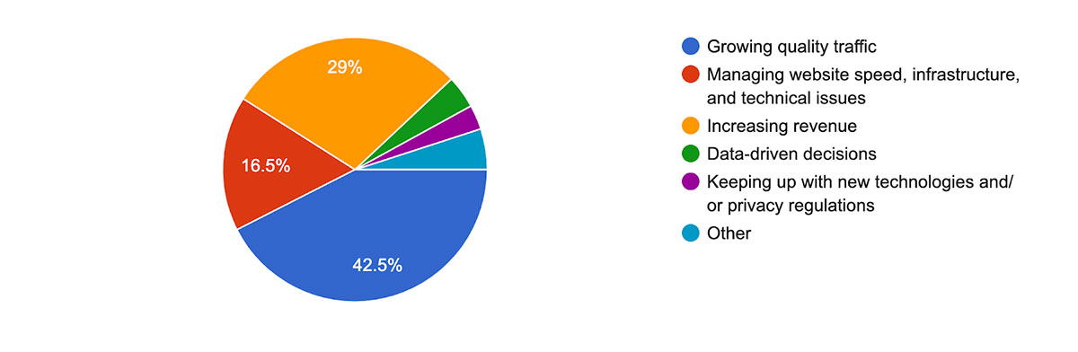 Survey question 2: What were your biggest challenges in 2019?