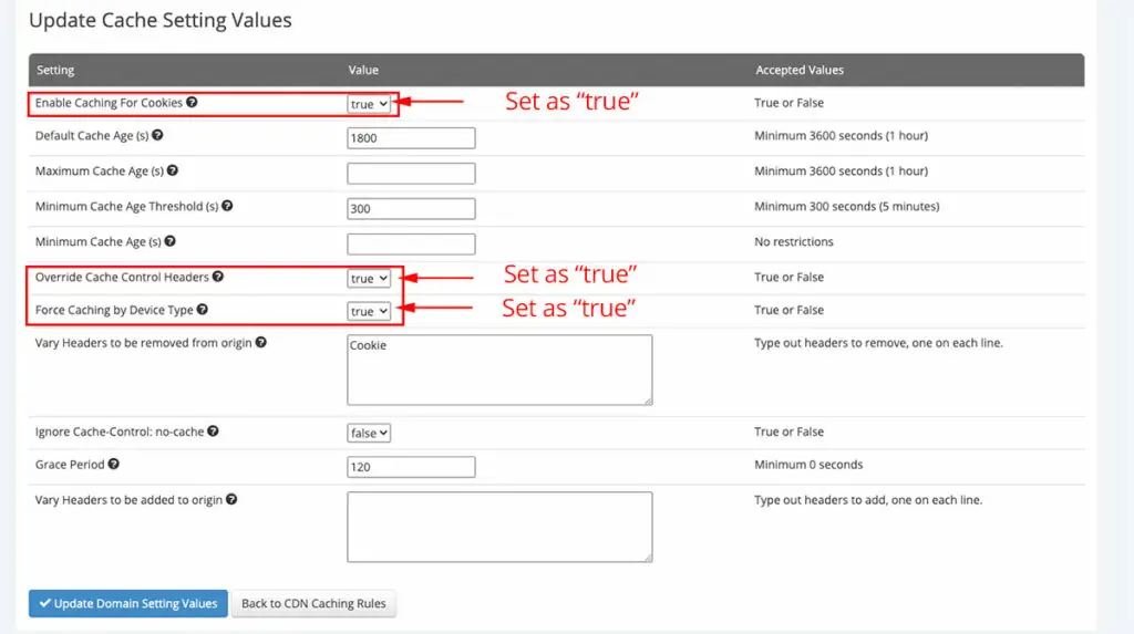 Caching App Settings