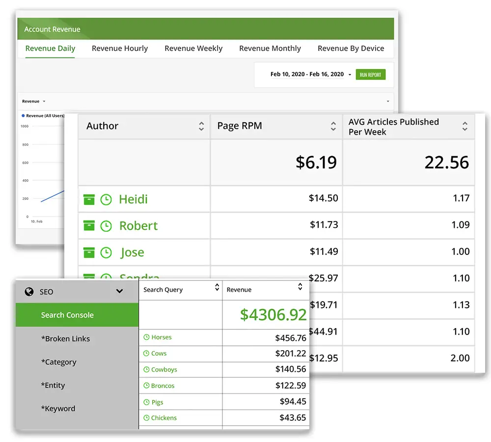 ezoic analytics